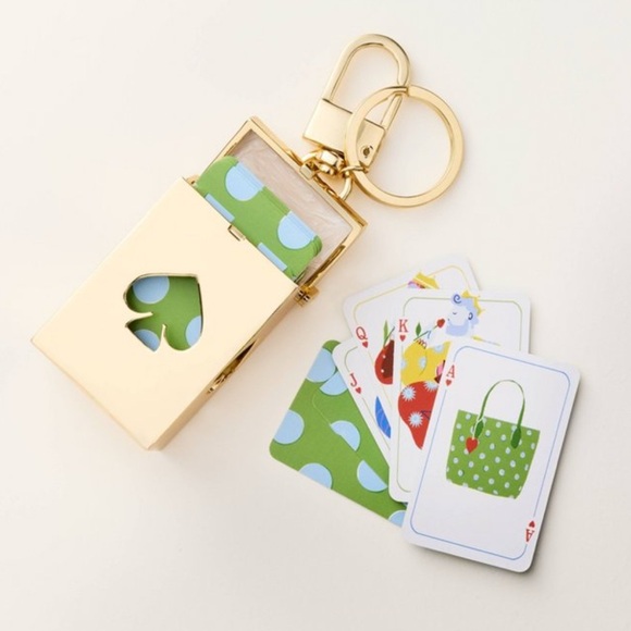 Kate Spade x Target collab deck of cards bag charm - Picture 4 of 4